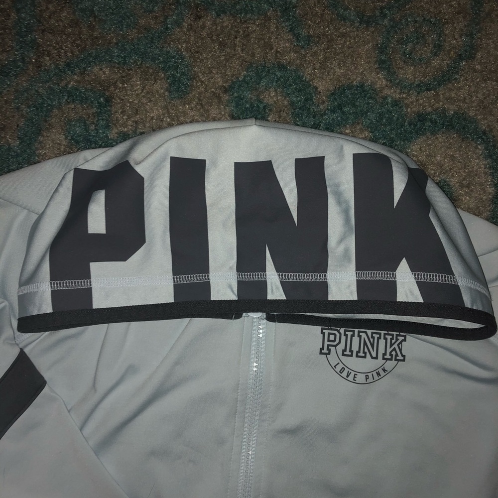Pink zip up hoodie